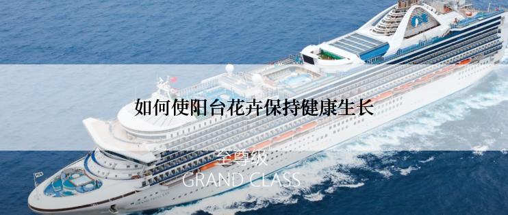 如何使阳台花卉保持健康生长