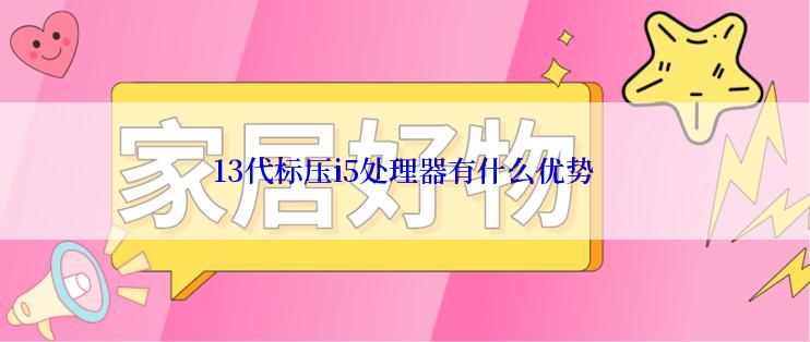 13代标压i5处理器有什么优势
