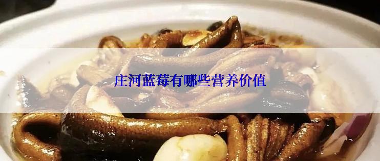 庄河蓝莓有哪些营养价值