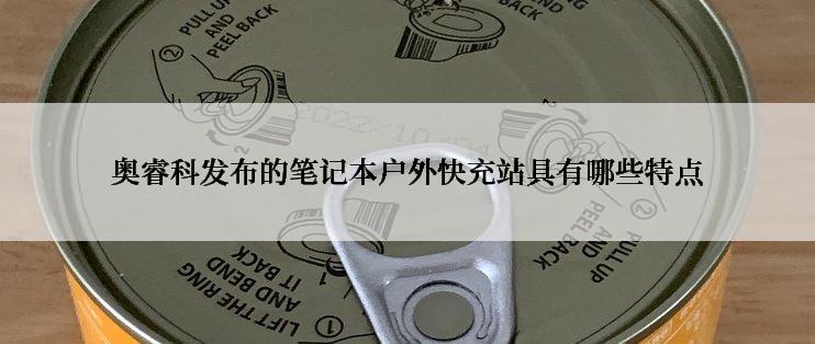 奥睿科发布的笔记本户外快充站具有哪些特点