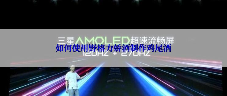 如何使用野格力娇酒制作鸡尾酒