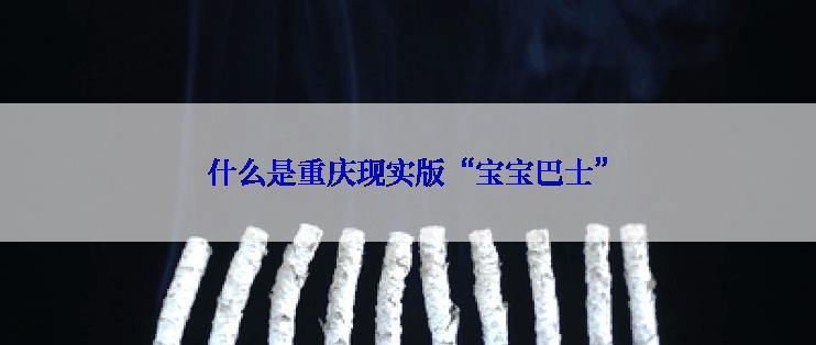 什么是重庆现实版“宝宝巴士”