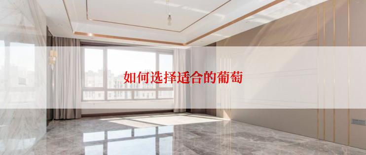 如何选择适合的葡萄