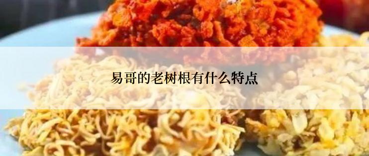 易哥的老树根有什么特点