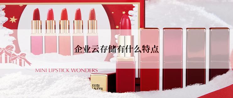 企业云存储有什么特点