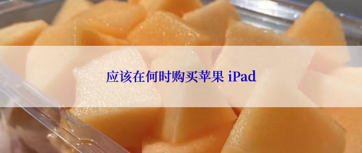 应该在何时购买苹果 iPad
