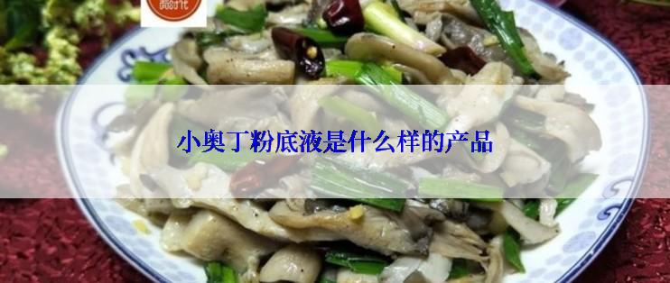 小奥丁粉底液是什么样的产品