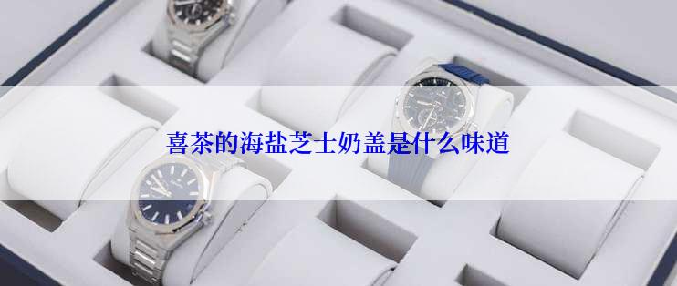 喜茶的海盐芝士奶盖是什么味道