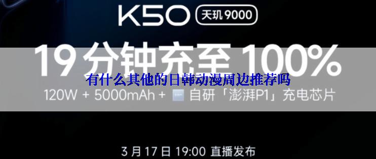有什么其他的日韩动漫周边推荐吗