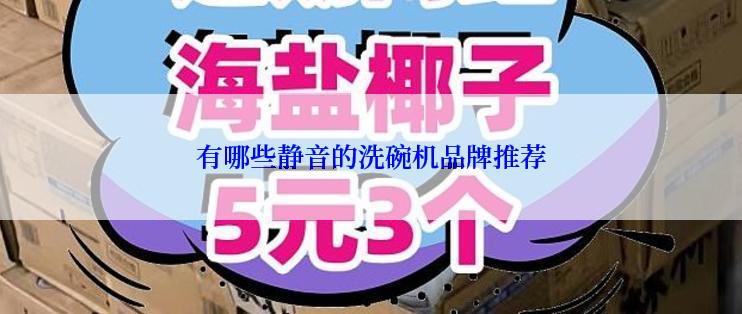 有哪些静音的洗碗机品牌推荐