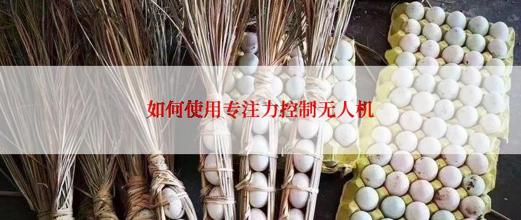 如何使用专注力控制无人机