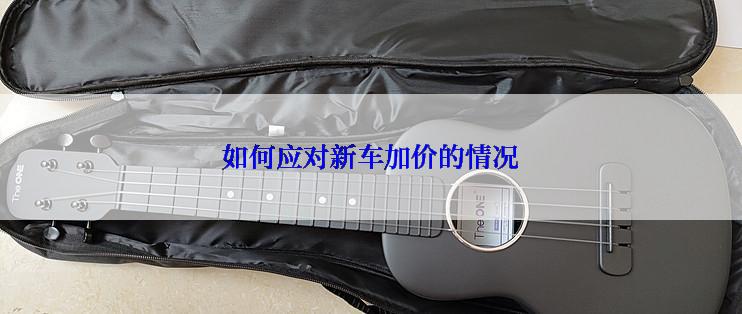 如何应对新车加价的情况