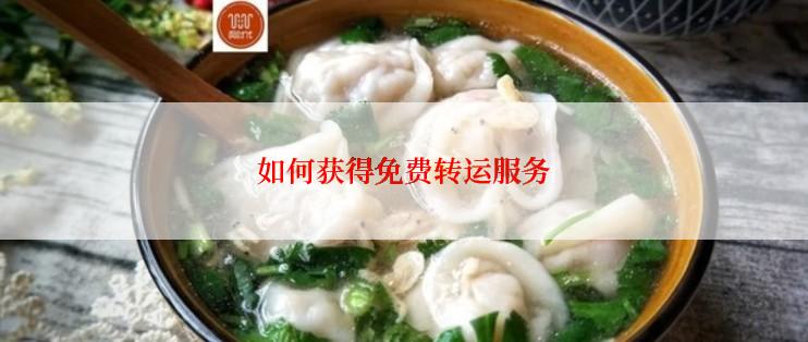 如何获得免费转运服务