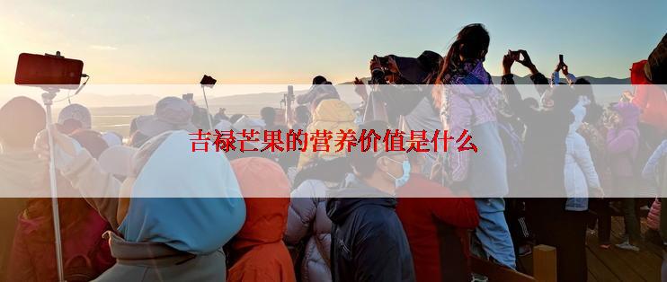 吉禄芒果的营养价值是什么