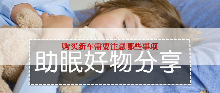 购买新车需要注意哪些事项