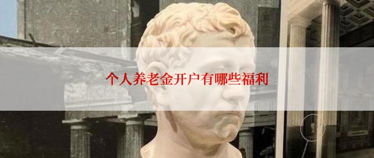 个人养老金开户有哪些福利