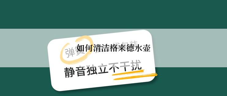 如何清洁格来德水壶