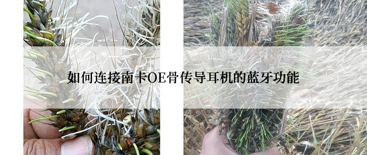 如何连接南卡OE骨传导耳机的蓝牙功能