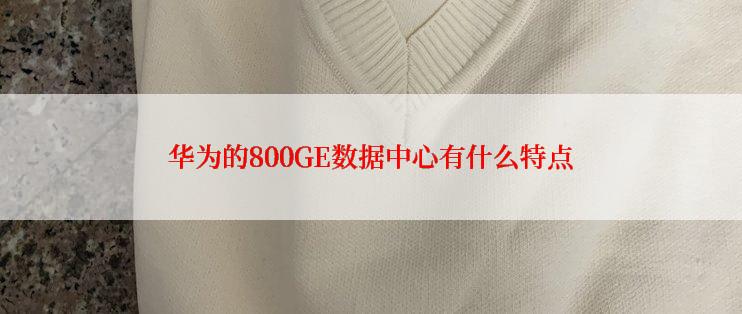 华为的800GE数据中心有什么特点