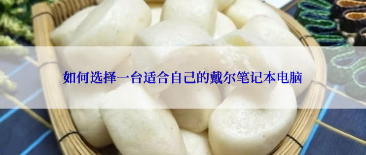 如何选择一台适合自己的戴尔笔记本电脑