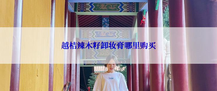 越桔辣木籽卸妆膏哪里购买