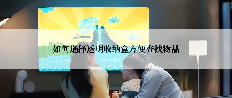 如何选择透明收纳盒方便查找物品