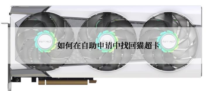 如何在自助申请中找回猫超卡