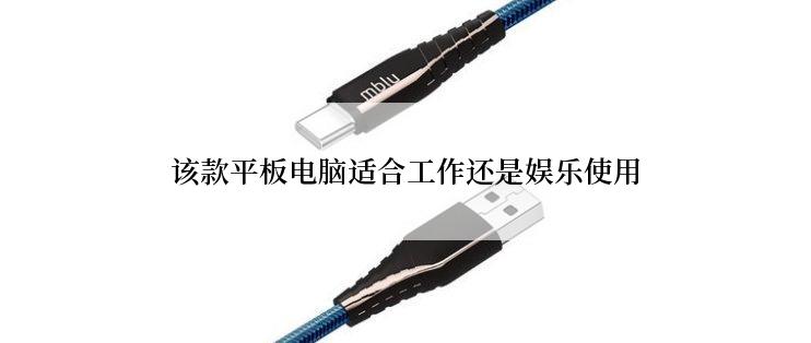 该款平板电脑适合工作还是娱乐使用