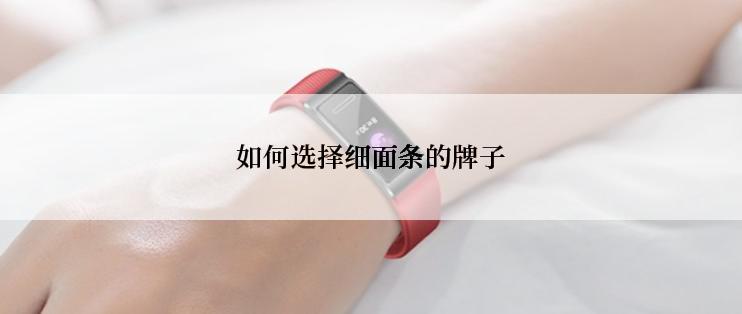 如何选择细面条的牌子