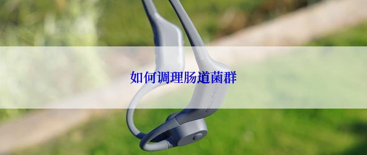 如何调理肠道菌群