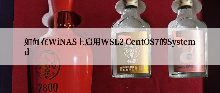 如何在WiNAS上启用WSL2 CentOS7的Systemd