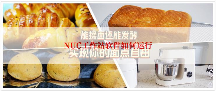 NUC工作站软件如何运行