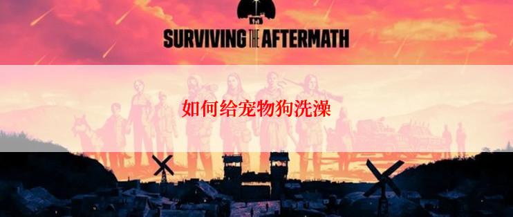 如何给宠物狗洗澡