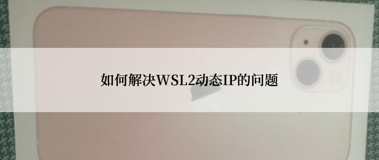 如何解决WSL2动态IP的问题