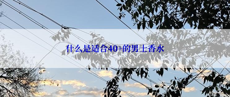 什么是适合40+的男士香水