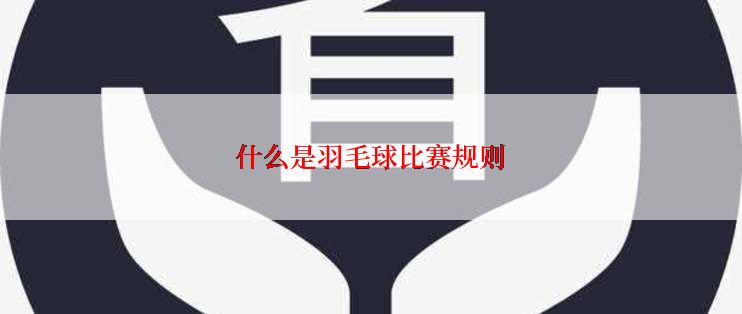 什么是羽毛球比赛规则