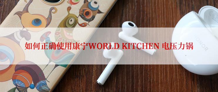 如何正确使用康宁WORLD KITCHEN 电压力锅
