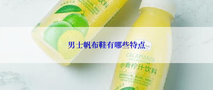 男士帆布鞋有哪些特点