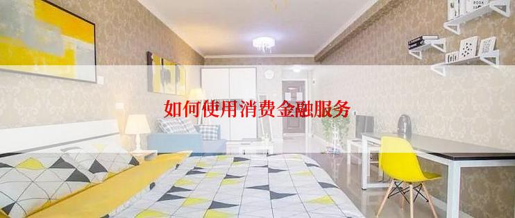 如何使用消费金融服务
