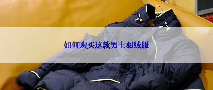 如何购买这款男士羽绒服
