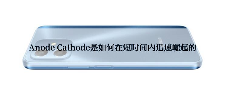 Anode Cathode是如何在短时间内迅速崛起的
