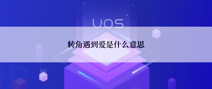 转角遇到爱是什么意思