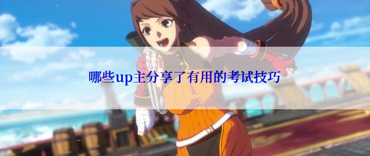 哪些up主分享了有用的考试技巧