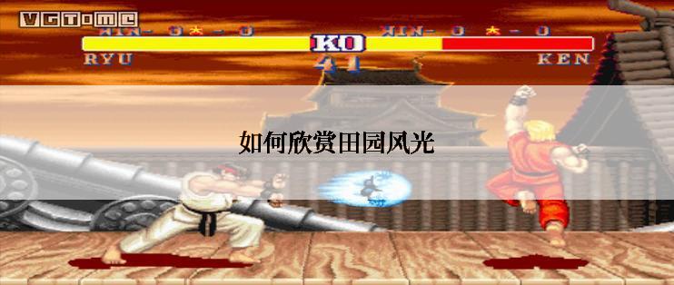 如何欣赏田园风光