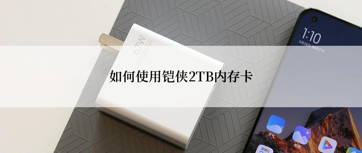 如何使用铠侠2TB内存卡