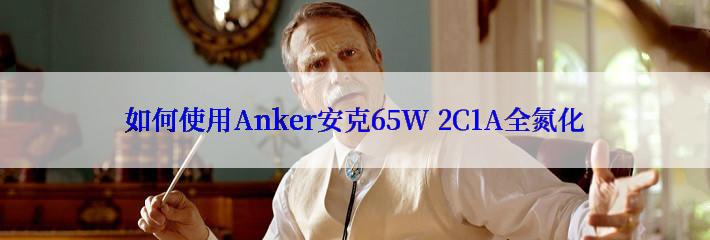 如何使用Anker安克65W 2C1A全氮化