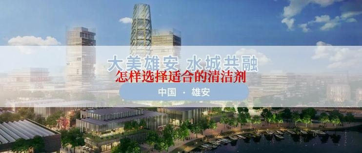 怎样选择适合的清洁剂
