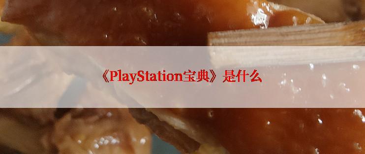 《PlayStation宝典》是什么