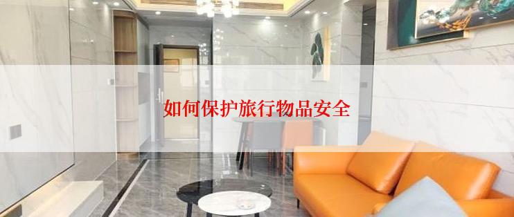 如何保护旅行物品安全