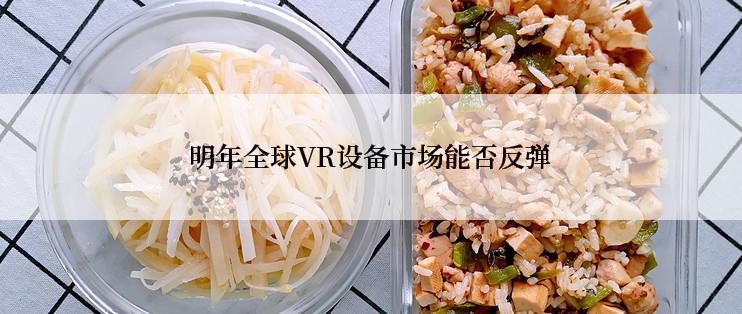 明年全球VR设备市场能否反弹